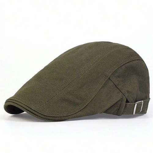 Men flat cap washed newsboy - men,