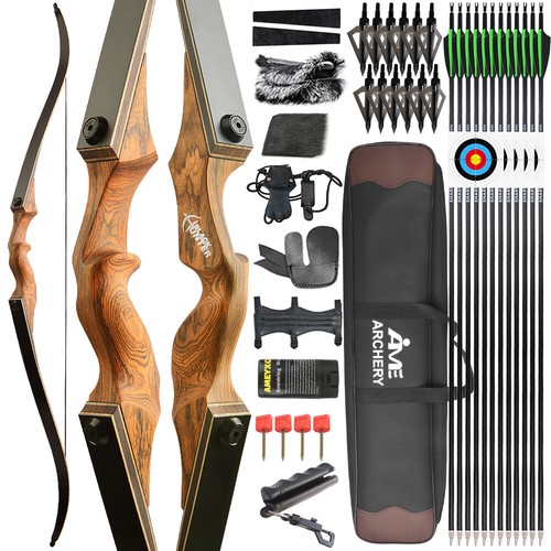 Takedown recurve bow - 60'', set