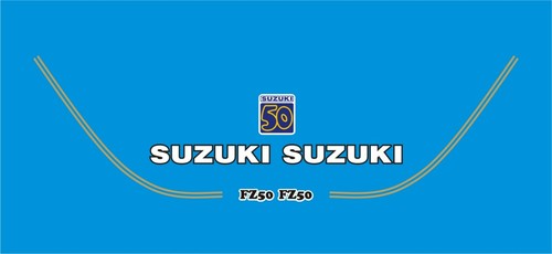 Suzuki fz50 decal kit gold - suzuki,