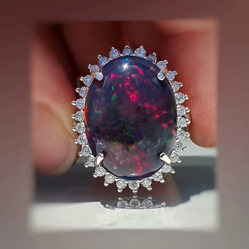 15ct natural opal ring - natural,