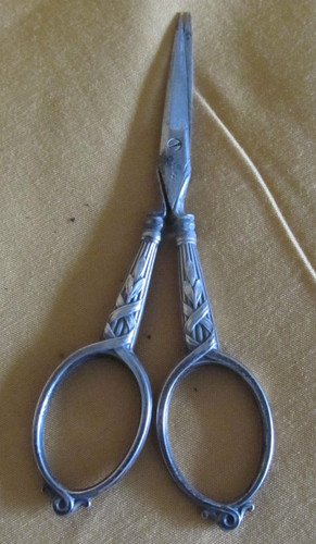 Pair antique sewing - of,