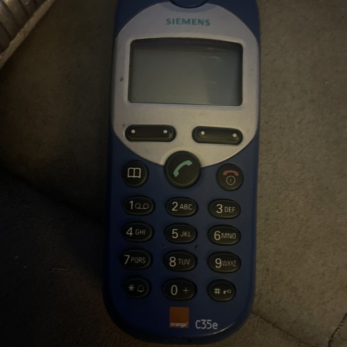 Vintage siemens c35e orange - vintage,