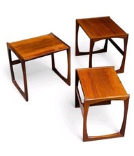 G PLAN TEAK NEST OF TABLES MID CENTURY RETRO QUADRILLE