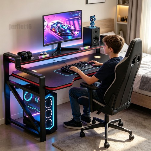100cm gaming desk carbon - desk,