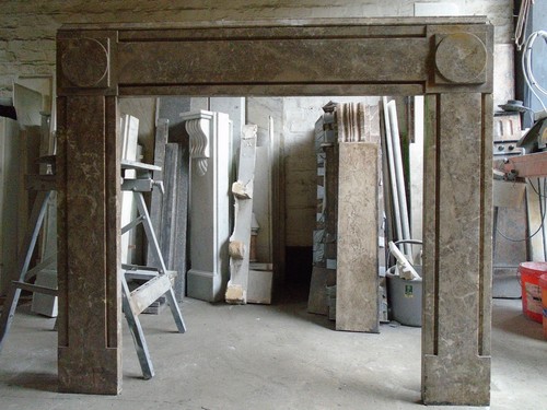 Original marble fire surround - fire,