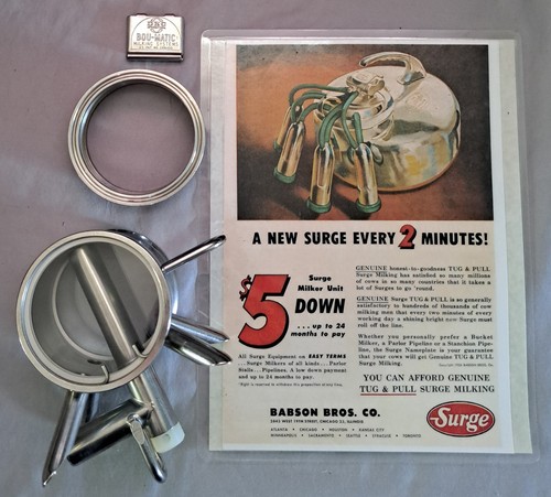 Vintage germania milking claw - germania,