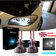 FOR BMW 5 Series F10 F11 F2 100W LED XENON LIGHTS CONVERSION KIT -H7 BULBS WHITE