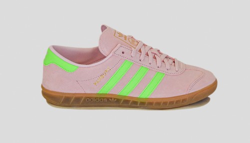 Adidas hamburg pink green - hamburg, w
