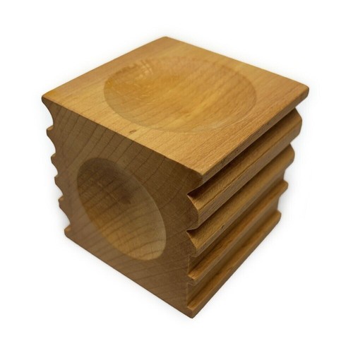 Wooden dapping block 70mm - dapping,