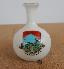 Crested Ware Clifton  China Callander  crest Model of Roman Vase Canterbury