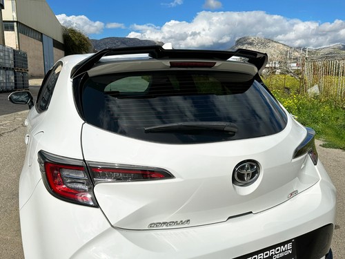 Rear roof spoiler - rear,