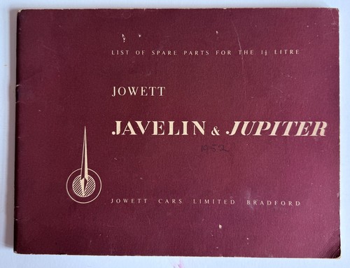 Jowett javelin list - jowett,