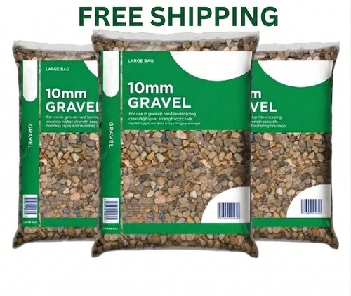 10mm pea shingle gravel 75kg - shingle,