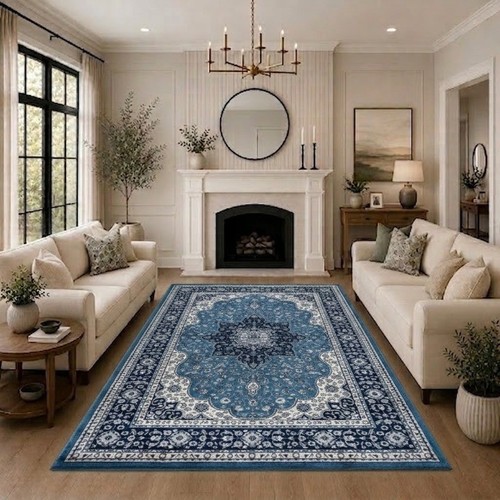 Large traditional floral area - floral,