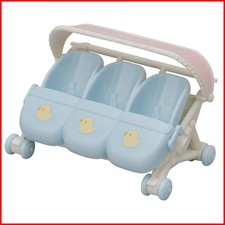 Triplet stroller for sylvanian - stroller,