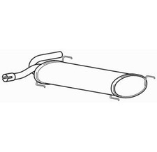 Rear Exhaust Silencer Back Box