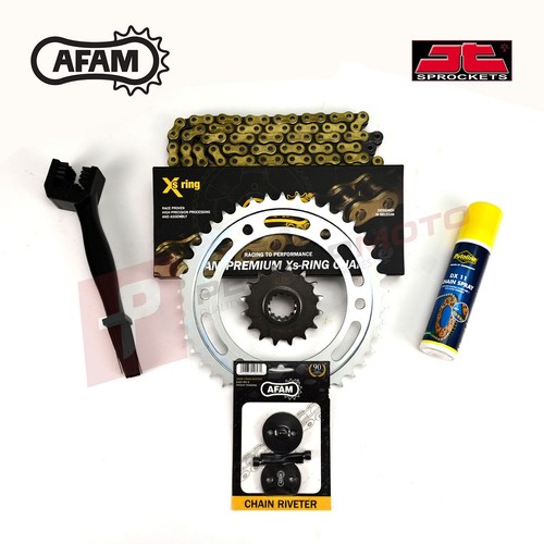 Afam gold ring chain - gold, and