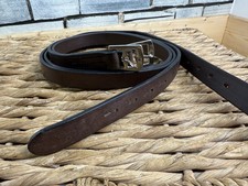 S/H 50” English Fylde Stirrup Leathers - Brown