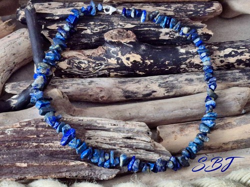 Lapis lazuli necklace - lazuli, with
