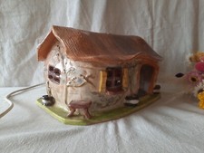 Vintage POTTERY COTTAGE NIGHT