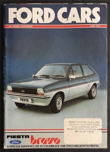 Ford car range - ford,