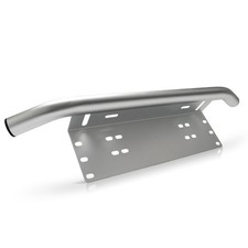 Silver bull bar front - bull,