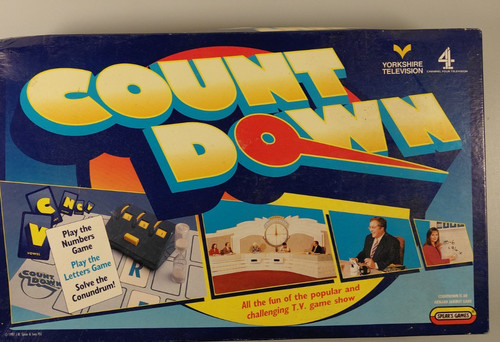 Countdown board game - game, 1997