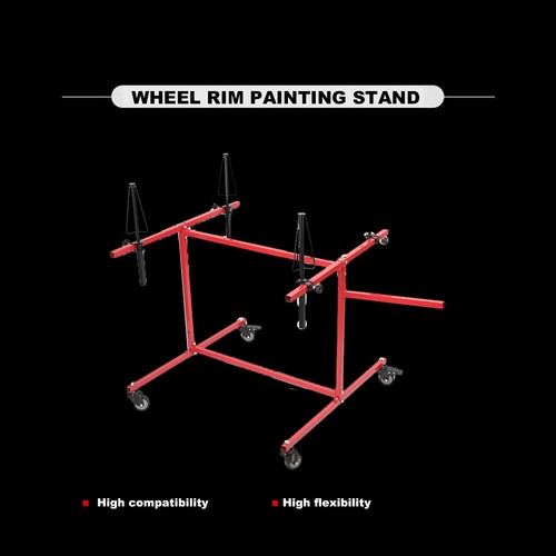 Universal wheel paint stand - wheel,