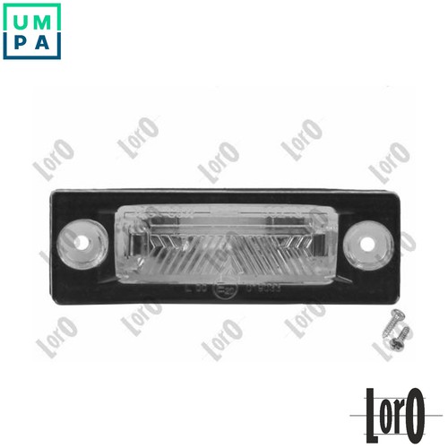 Licence plate light 053 905 - plate,