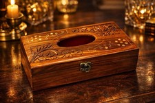 Premium Handmade Wooden Tissue