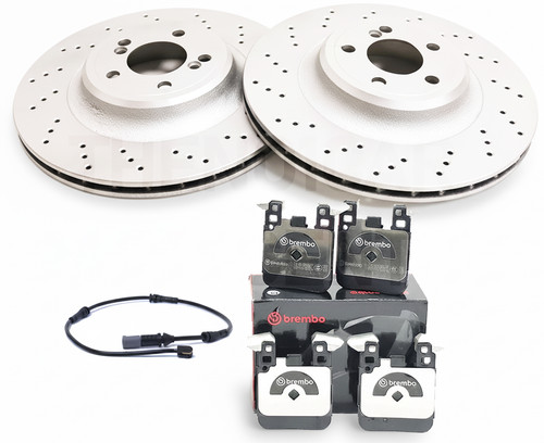 Rear drilled brake discs - brake,