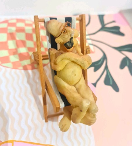 Man figurine wooden deck - man,