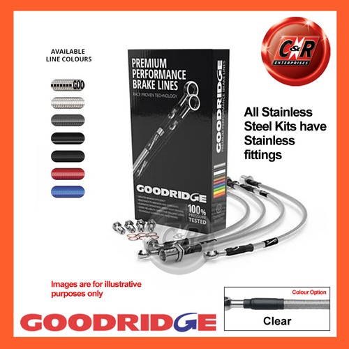 Goodridge stainless clear - stainless,