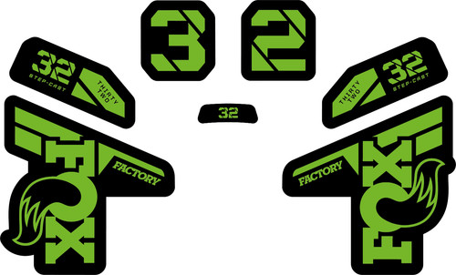Fox factory forks decals - fox, 32