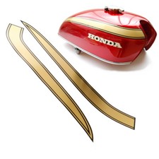 Honda CB 750 Four K1 Decorative Strips Tank Tank Decor Sticker Gold Tank Decals 