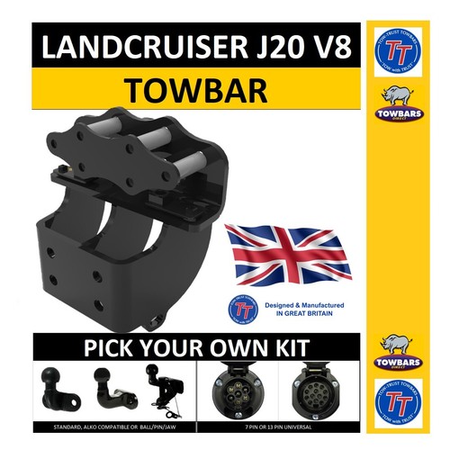 Flange towbar for - flange, toyota