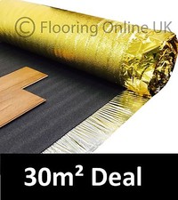 30m2 Deal - Sonic Gold 5mm - Acoustic Underlay For Wood or Laminate Flooring