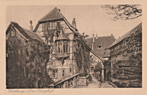Historical postcard wartburg - historical,