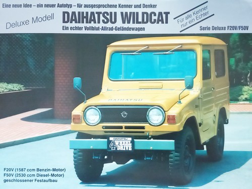 Daihatsu wildcat f20v f50v - daihatsu,
