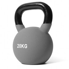 20kg Neoprene Kettlebell – Heavy Duty Cast Iron Weight for Strength & Functional