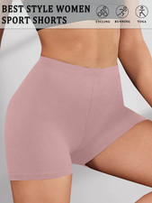 Womens High Waist Biker Shorts