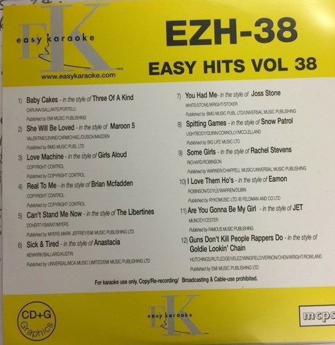 Easy karaoke hits - karaoke,