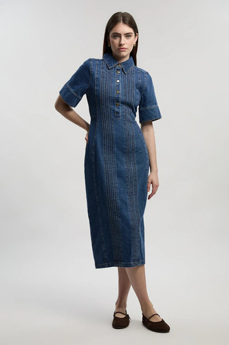 Karen millen denim dress - denim,