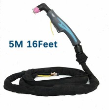 50/60 Amp SG55 WSD-60 Pilot ARC Air Plasma Cutter Cutting Torch Gun 16Feet & 5M