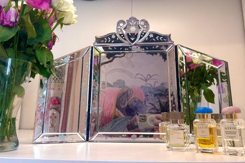 Vintage venetian style etched - style,