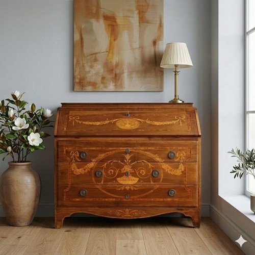 Antique flap cabinet maple - antique,