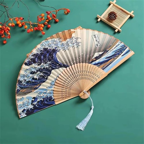 Handheld folding fan vintage - folding,