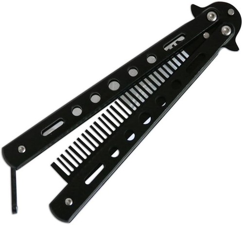 Butterfly black comb - black, toy