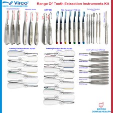 Dental Root Elevators Kit, Surgical Tooth Extraction Luxation Coupland Cryer Set