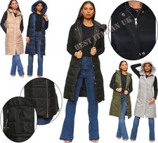 WOMENS LADIES LONG LINE HOODED